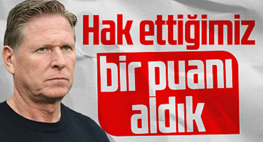Samsunspor Teknik Direktörü Markus Gisdol: 'Hak ettiğimiz bir puanı aldık