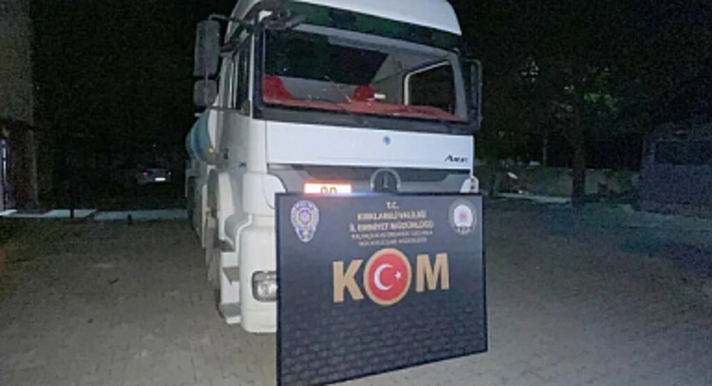 9 Bin 600 Litre Karışımlı Yakıt Ele Geçirildi
