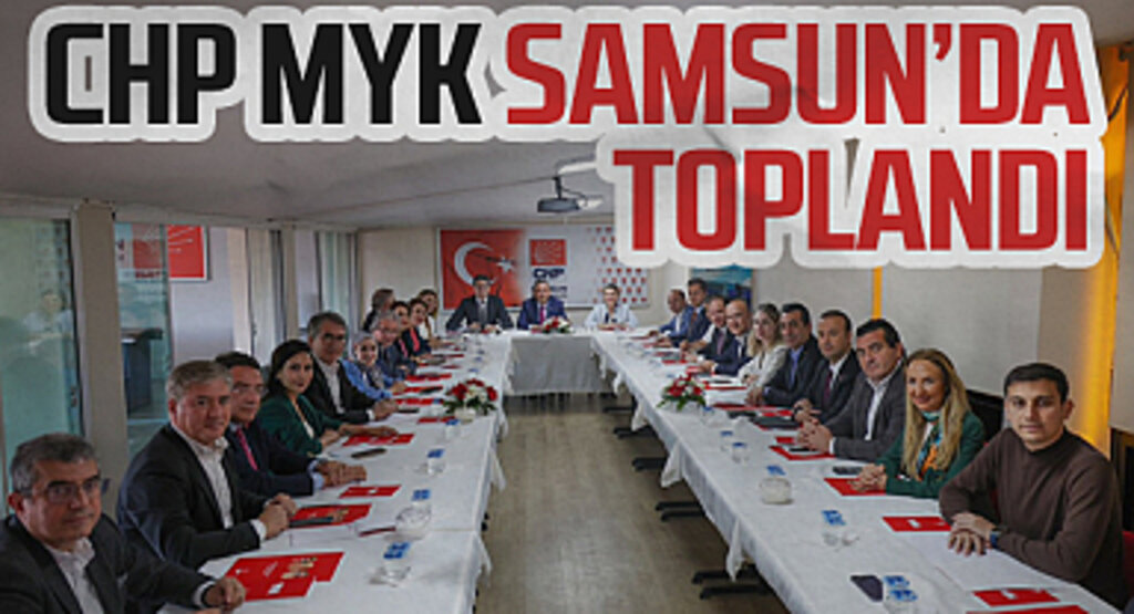 CHP MYK, Samsun'da toplandı: Süleyman Soylu dokunulmazlığı kaldırılarak yargılama sürecine dahil edilmeli