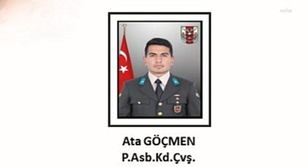 MSB: Piyade Astsubay Kıdemli Çavuş Ata Göçmen Şehit Düştü