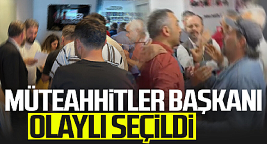 Samsun'da Müteahhitler Başkanı Olaylı Seçildi