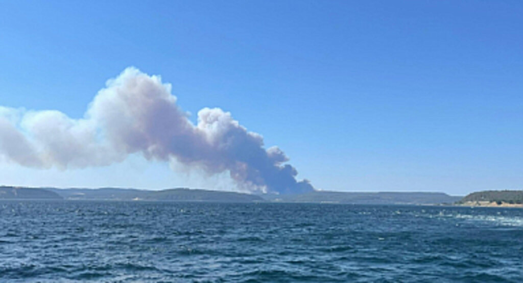 Çanakkale Boğazı'nda Orman Yangınları Nedeniyle Gemi Trafiği Askıya Alındı