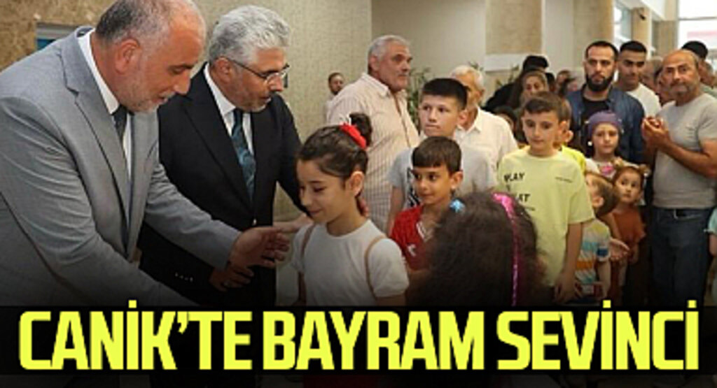 Canik'te bayram sevinci