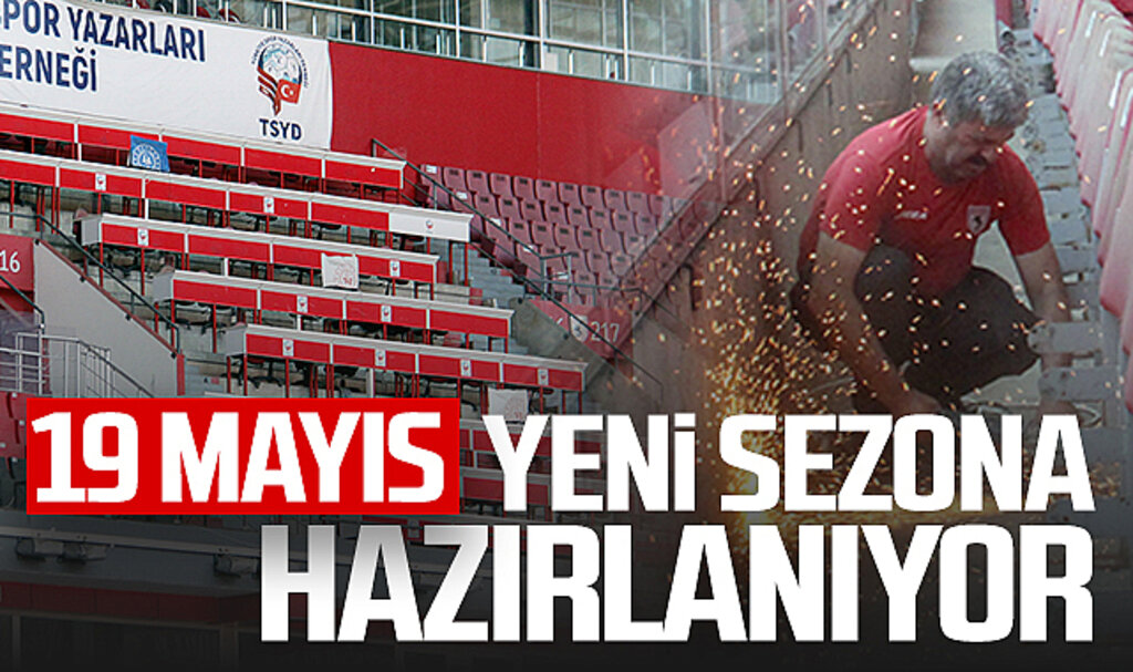 Samsun 19 Mayıs Stadyumu Yeni Sezona Hazırlanıyor