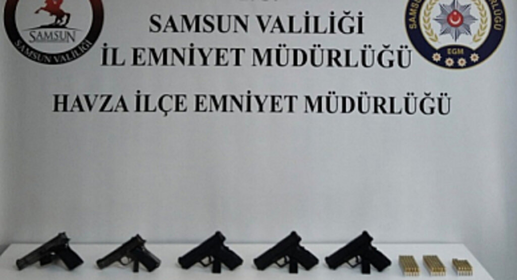 Samsun’da Kaçak Silah Operasyonu: 2 Kişi Gözaltında