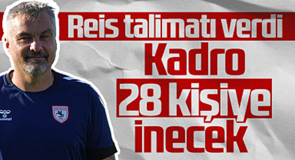 Samsunspor Teknik Direktörü Thomas Reis Talimatı Verdi: Kadro 28 Kişiye İnecek