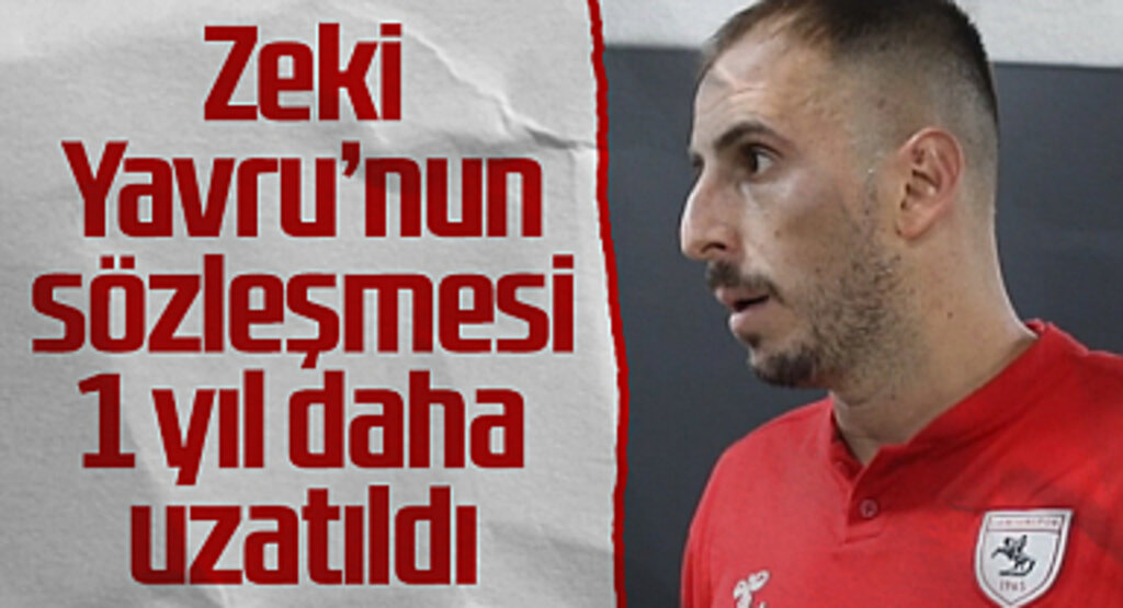 Samsunspor, Zeki Yavru’nun sözleşmesini 1 yıl daha uzattı