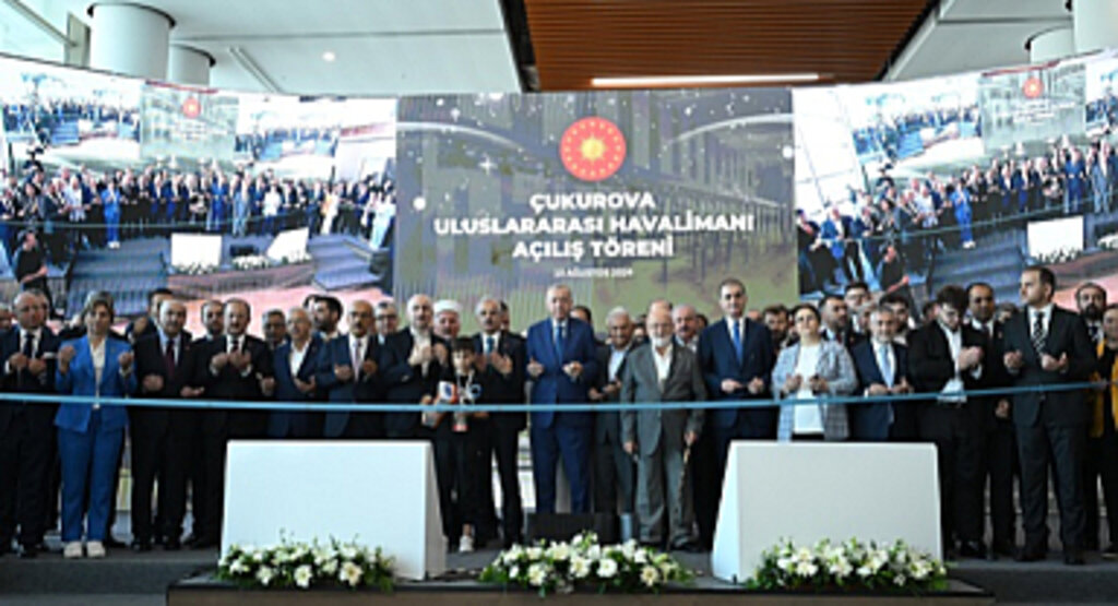 Erdoğan'dan Çukurova Uluslararası Havalimanı Açılışı