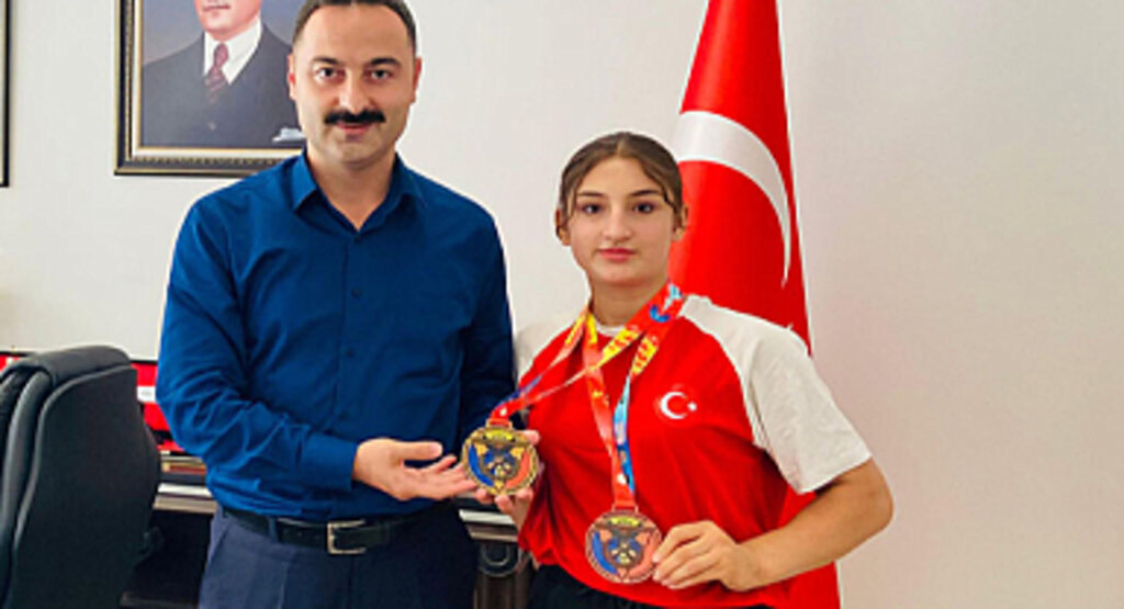 Dünya Şampiyonu Şaziye Demir’den Havza Kaymakamı’na Ziyaret