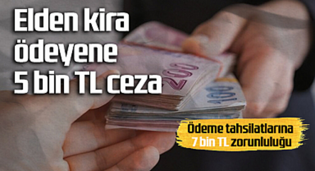 Elden Kira Ödeyene 5 Bin TL Ceza Uygulaması Geliyor