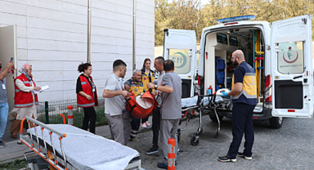 Havza Devlet Hastanesinde Deprem Tatbikatı Gerçekleştirildi