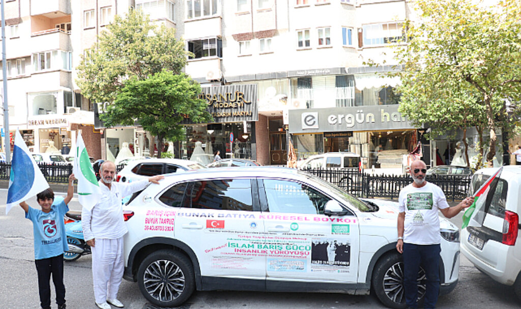 İsrail'e Tepki ve Filistin'e Destek İçin Türkiye Turuna Çıktılar
