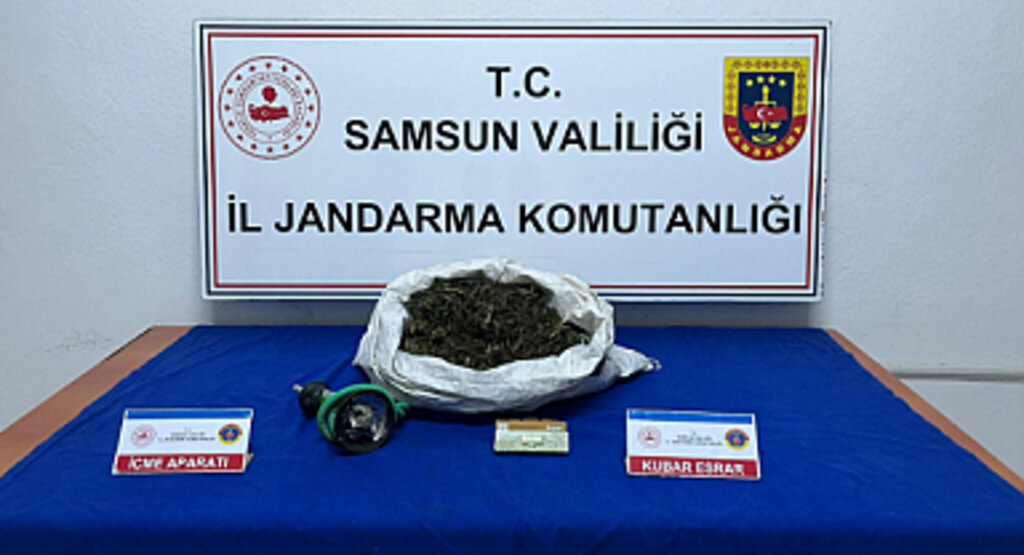 Samsun’da Evinde Uyuşturucu Bulunan Şüpheli Gözaltında