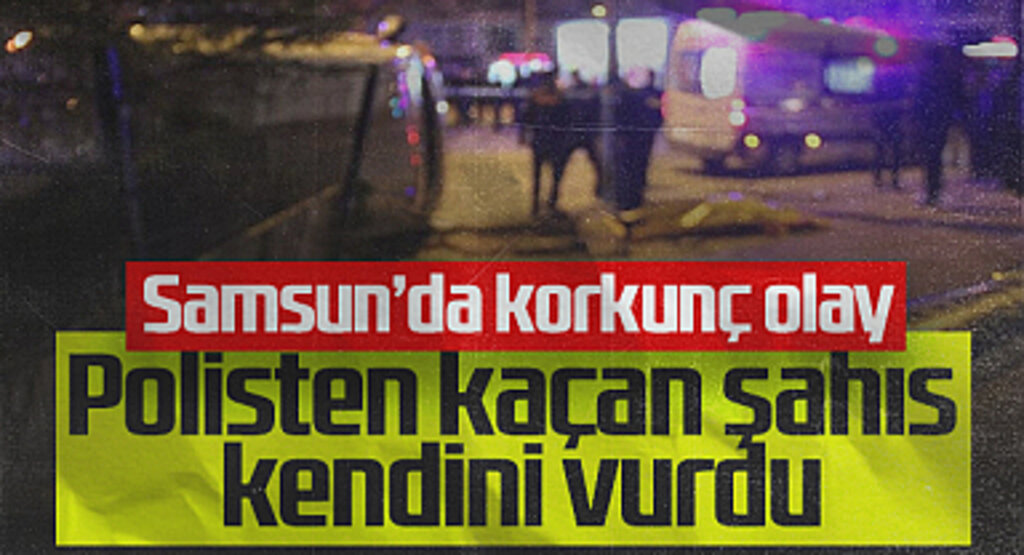 Son Dakika! Polisten Kaçan Şahıs Kendini Vurdu!