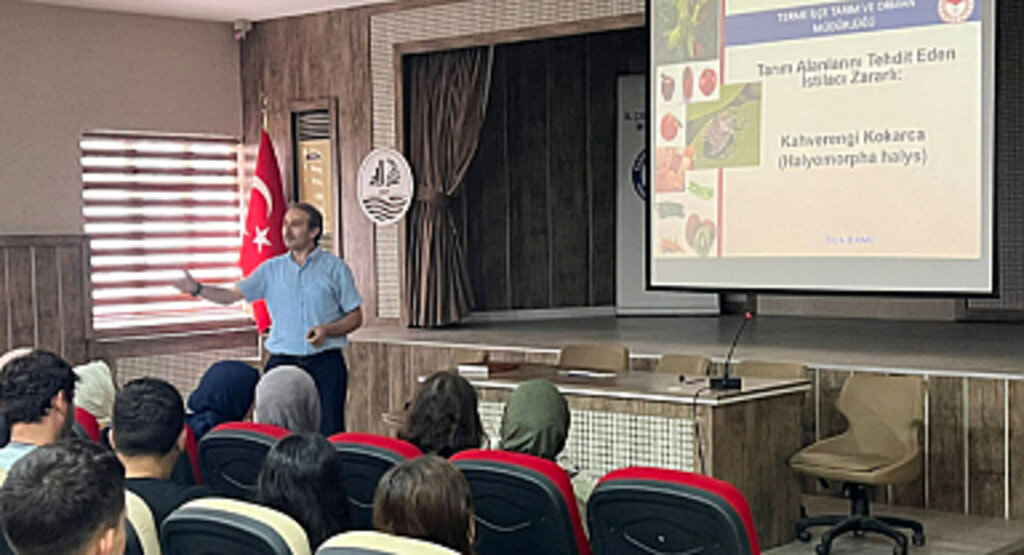 Terme'de Kahverengi Kokarca ile Mücadele Toplantısı Yapıldı