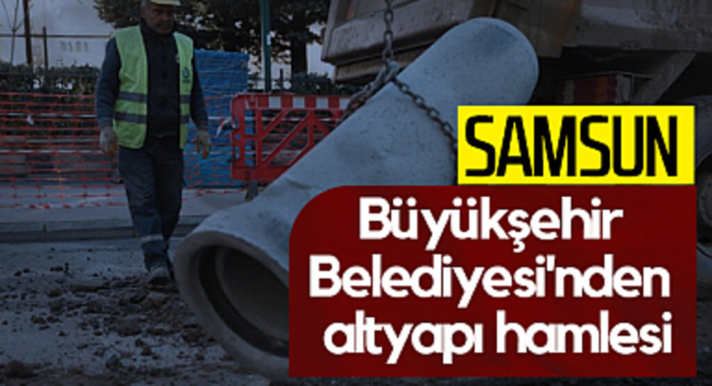19 Mayıs Bulvarı'nda 550 Metrelik Şebeke Yenileniyor