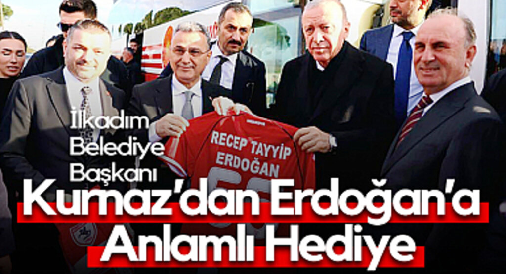 İlkadım Belediye Başkanı Kurnaz'dan Erdoğan'a Anlamlı Hediye