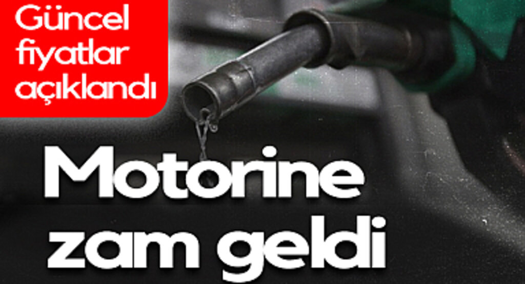 Motorine Zam Geldi: Güncel Fiyatlar Açıklandı