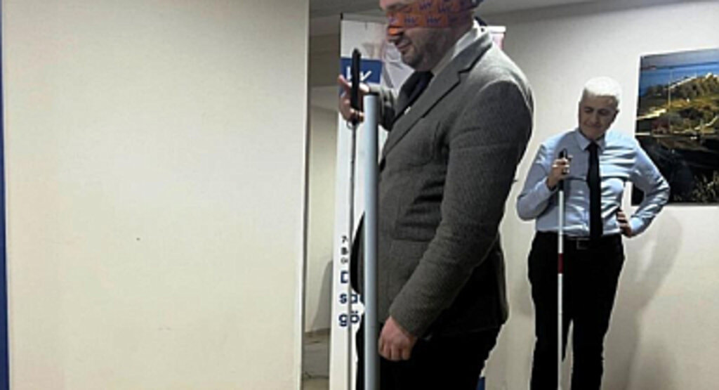 Samsun’da Görme Engellilere Empati Etkinliği
