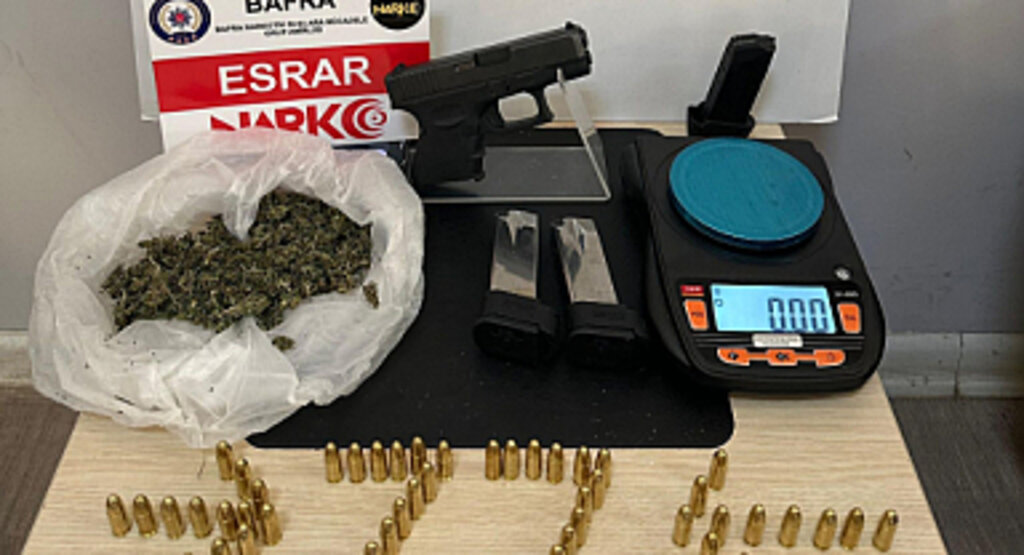 Samsun'da Uyuşturucu ve Silah Operasyonu: 1 Gözaltı