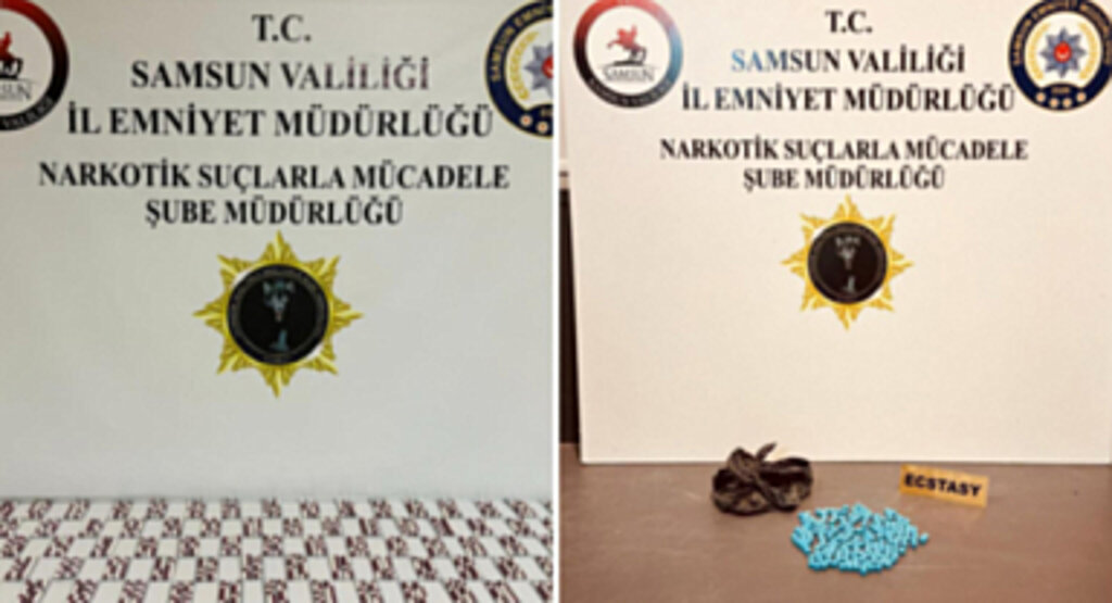 Samsun'da Büyük Operasyon: 1300 Adet Uyuşturucu Hap Ele Geçirildi