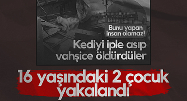 Atakum’da Kediyi Vahşice İple Asan 16 Yaşındaki 2 Çocuk Yakalandı!