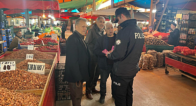 Bafra’da Polis Dolandırıcılığa Karşı Sahada