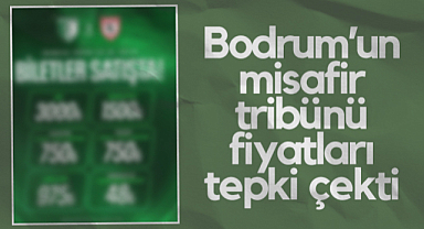 Bodrum FK - Samsunspor Maçının Misafir Tribünü Bilet Fiyatları Tepki Çekti