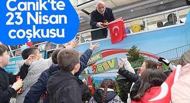 Canik’te 23 Nisan Renkli Görüntülerle Kutlandı
