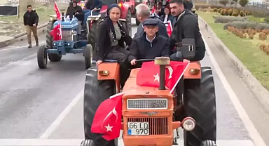 CHP Lideri Özgür Özel Yozgat Mitingine Traktörle Katıldı