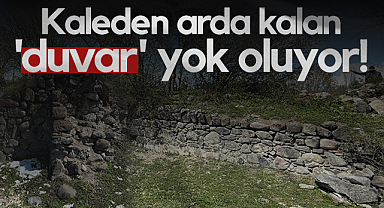 Havza’da Cenevizliler Dönemine Ait Kale Duvarları Yok Oluyor