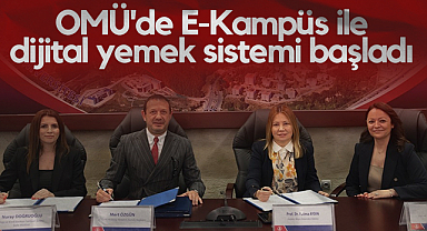 OMÜ'de E-Kampüs ile Dijital Yemek Sistemi Başladı