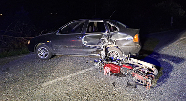 Samsun Bafra’da Otomobil ile Motosiklet Çarpıştı: 1 Ağır Yaralı