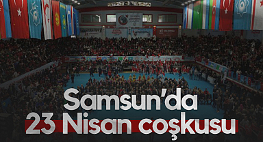 Samsun'da 23 Nisan Etkinlikleri Renkli Gösterilerle Taçlandı