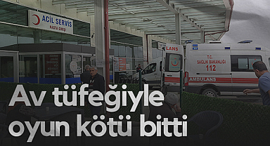 Samsun'da Av Tüfeğiyle Oyun Kötü Bitti