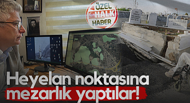 Samsun'da Derecik Mezarlığını Heyelan Noktasına Yaptılar!