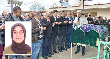 Samsun'da Eşi Tarafından Öldürülen Kadın Defnedildi