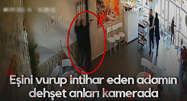 Samsun'da Eşini Vurup İntihar Eden Adamın Dehşet Anları Kamerada