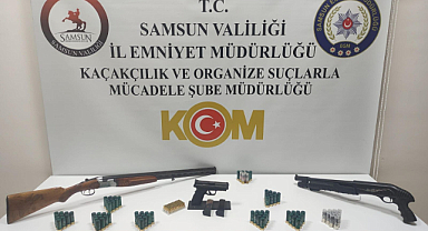 Samsun’da Kaçak Silah Operasyonu: 1 Gözaltı