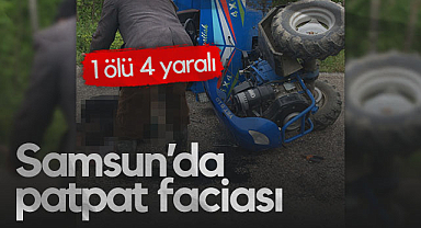 Samsun'da Patpat Faciası: 1 Ölü 4 Yaralı