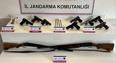 Samsun'da Silah operasyonu: 6 kişi yakalandı