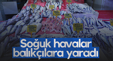 Samsun'da Soğuk Hava Balıkçıların Yüzünü Güldürdü