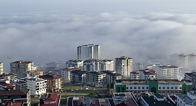 Samsun’da Yoğun Sis Görüşü Engelledi