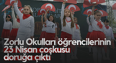 Samsun'da Zorlu Okulları Öğrencilerinin 23 Nisan Coşkusu Doruğa Çıktı