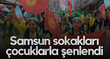 Samsun Sokakları Çocuklarla Şenlendi