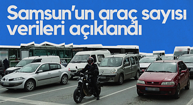Samsun’un Araç Sayısı Verileri Açıklandı