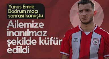Samsunspor'da Yunus Emre Çift Bodrum FK Galibiyeti Sonrası Konuştu: Ailemize İnanılmaz Şekilde Küfür Edildi