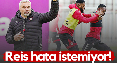 Samsunspor Teknik Direktörü Thomas Reis Hata İstemiyor!