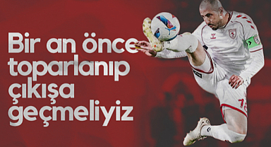 Samsunspor'un Kaptanı Zeki Yavru: Bir An Önce Toparlanıp Çıkışa Geçmeliyiz