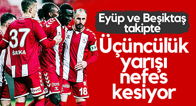 Süper Lig'de Üçüncülük Yarışı Nefes Kesiyor! Eyüpspor ve Beşiktaş Samsunspor'u Takipte...